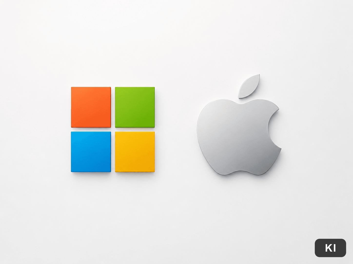 Windows- und Apple-Logo: BILLEVO läuft auf Windows und macOS